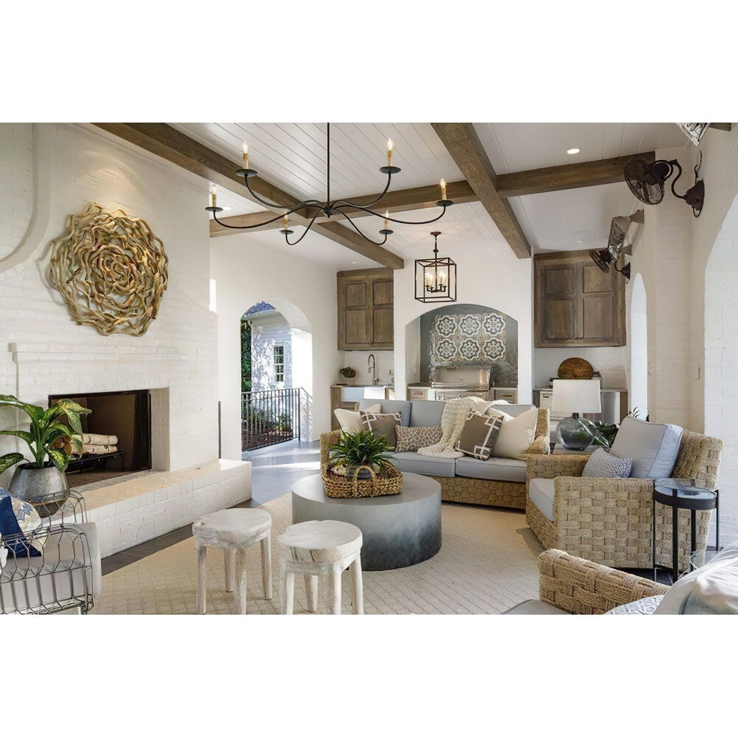 Calderview Iron Chandelier