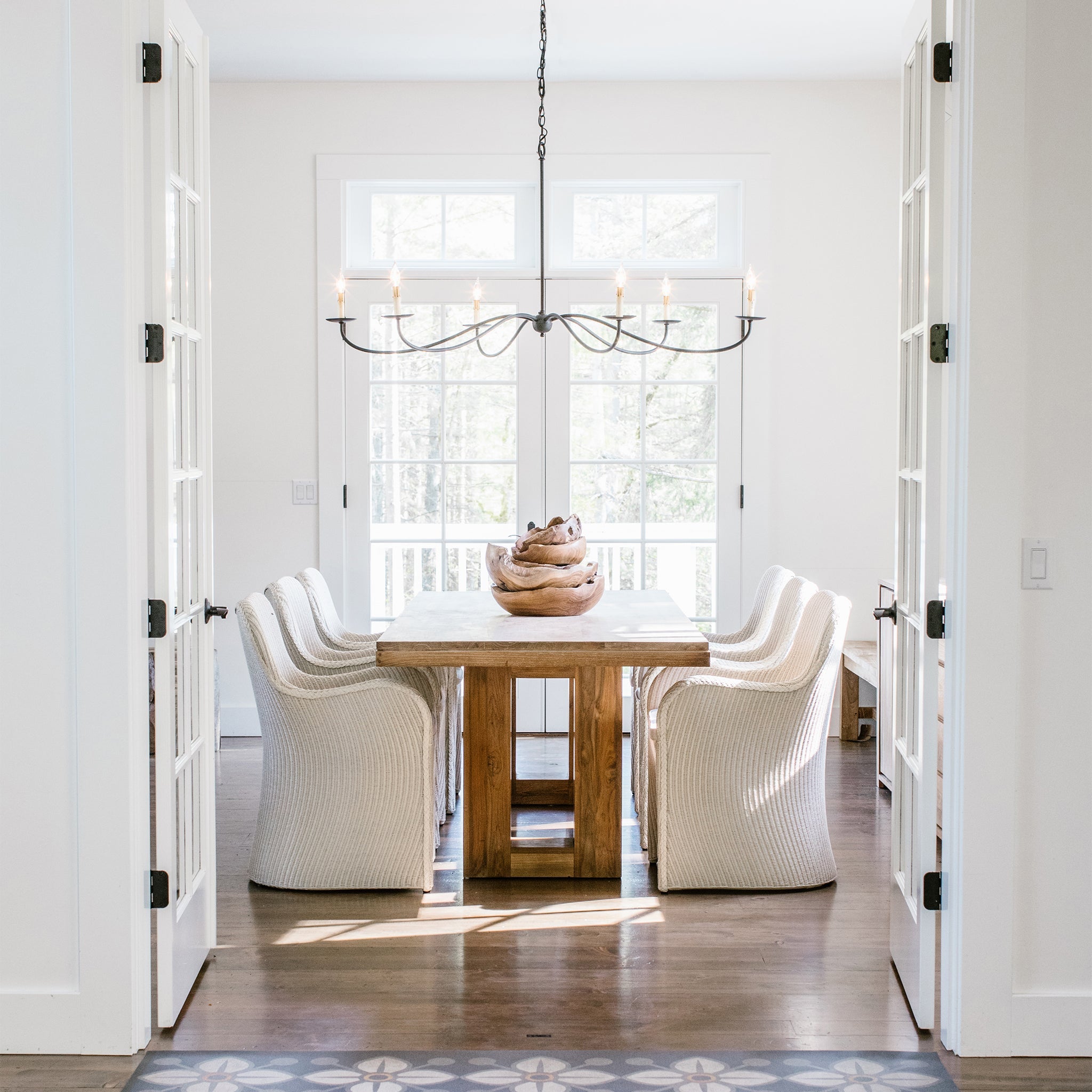 Calderview Iron Chandelier
