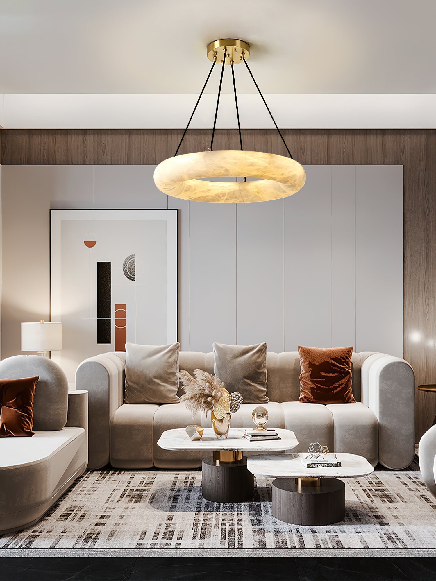 Niverissa Alabaster Chandelier