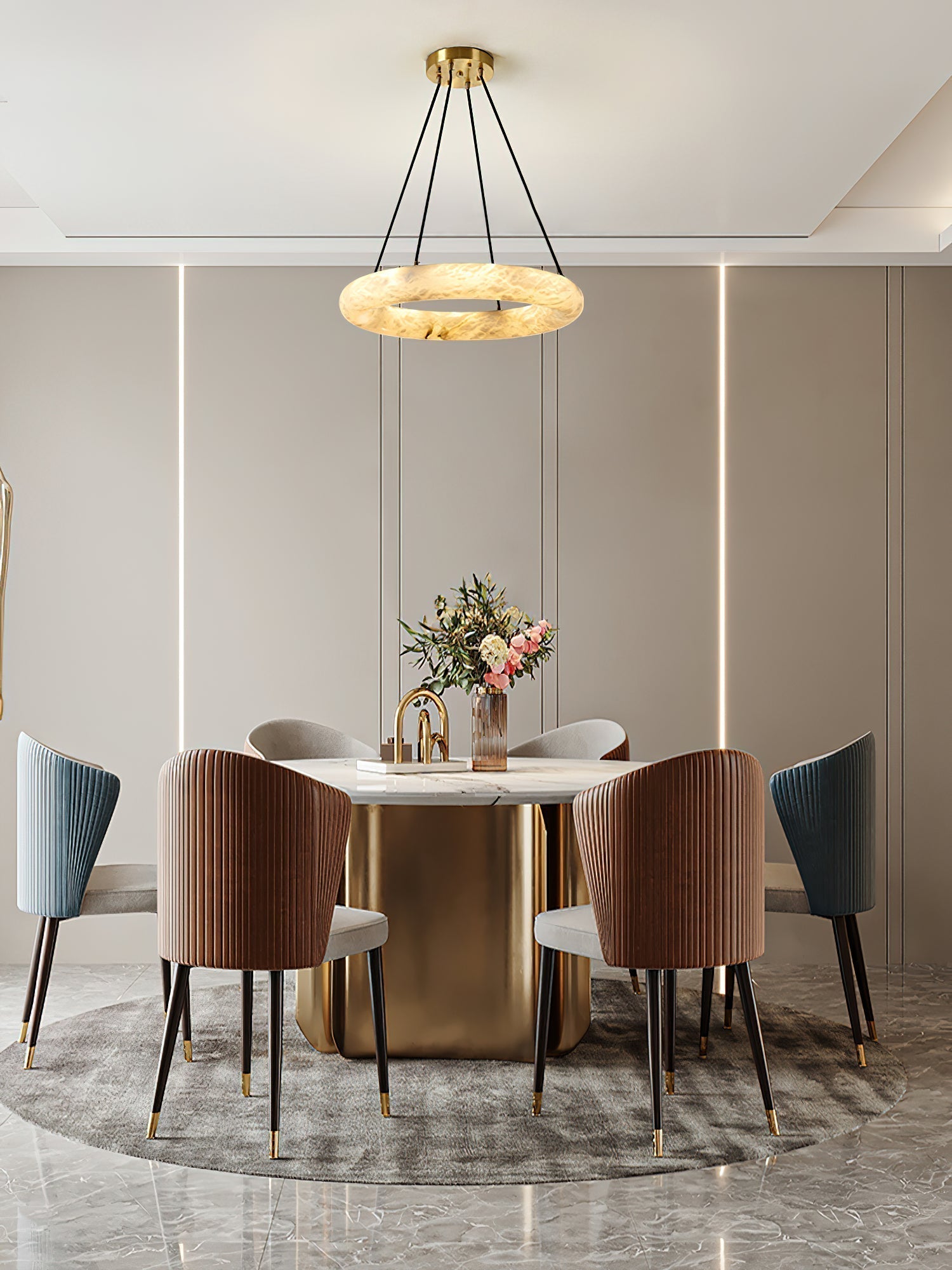Niverissa Alabaster Chandelier