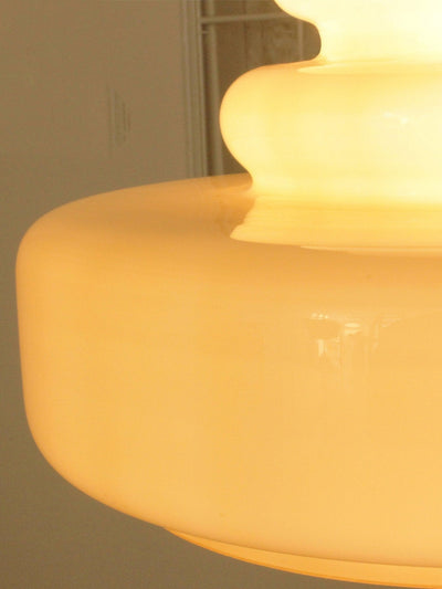 Eiraenne Pendant Lamp Schoolhouse Glass Layers for Living Room