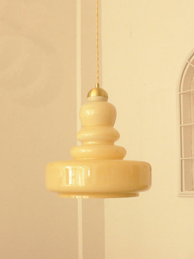 Eiraenne Pendant Lamp Schoolhouse Glass Layers for Living Room