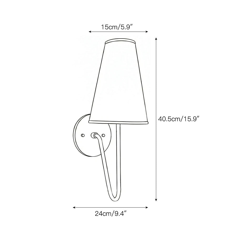 Nerafield Brass Indoor Wall Light