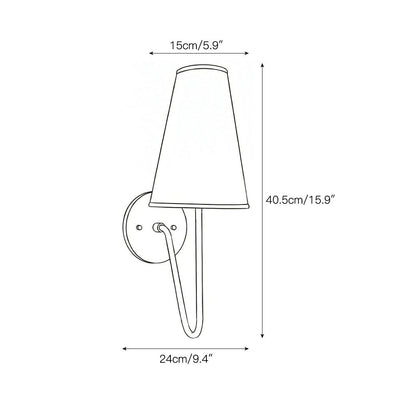 Nerafield Brass Indoor Wall Light