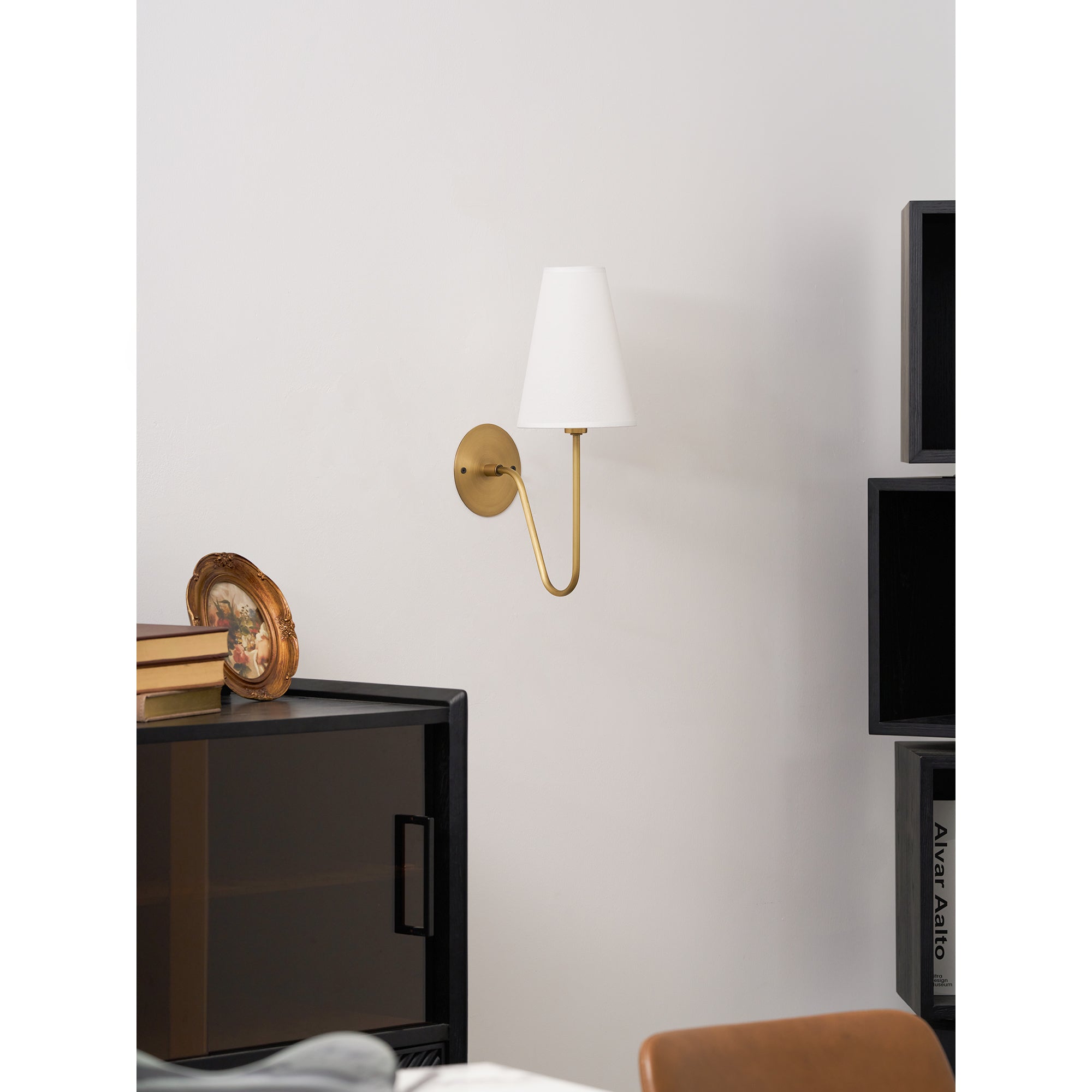 Nerafield Brass Indoor Wall Light