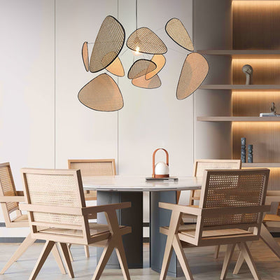 Ariinora Pendant Light Rattan Swag Industrial