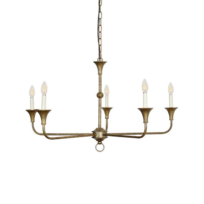 Lustra Candle Chandelier Elegant - Neutral Decor