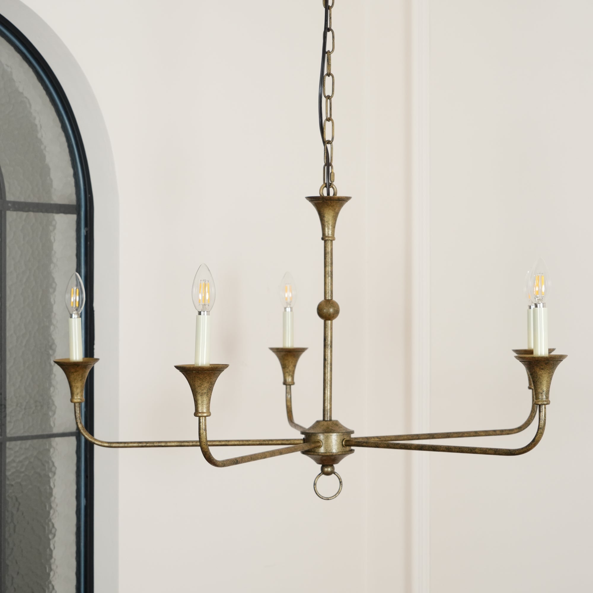 Lustra Candle Chandelier Elegant - Neutral Decor