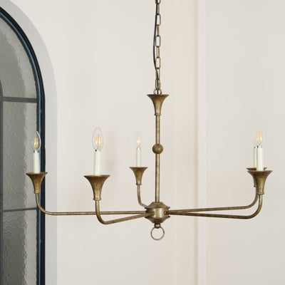Lustra Candle Chandelier Elegant - Neutral Decor