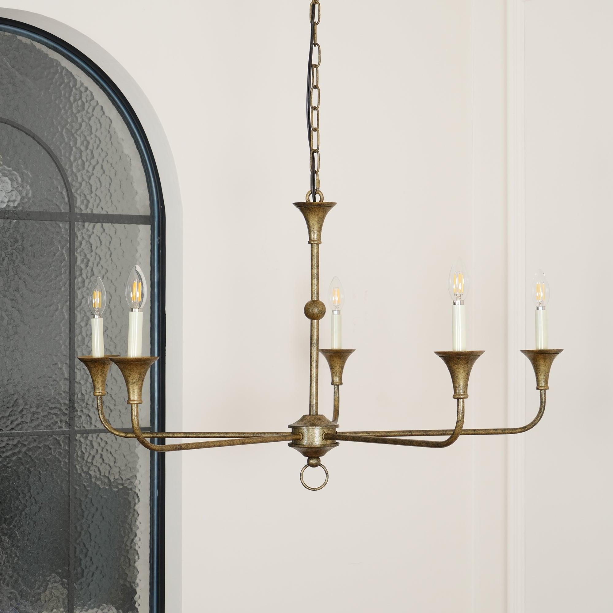 Lustra Candle Chandelier Elegant - Neutral Decor