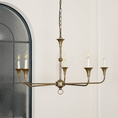 Lustra Candle Chandelier Elegant - Neutral Decor