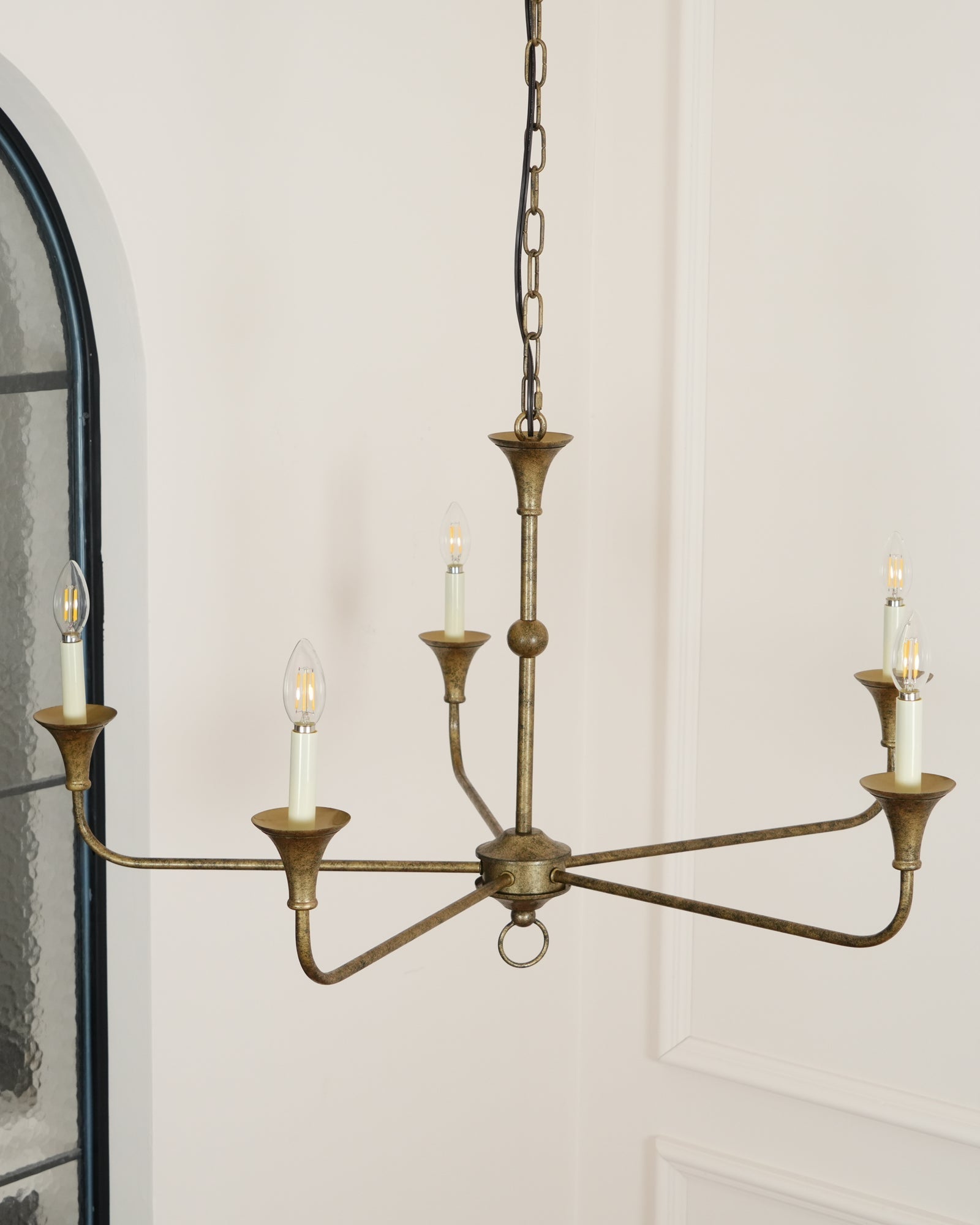 Lustra Candle Chandelier Elegant - Neutral Decor