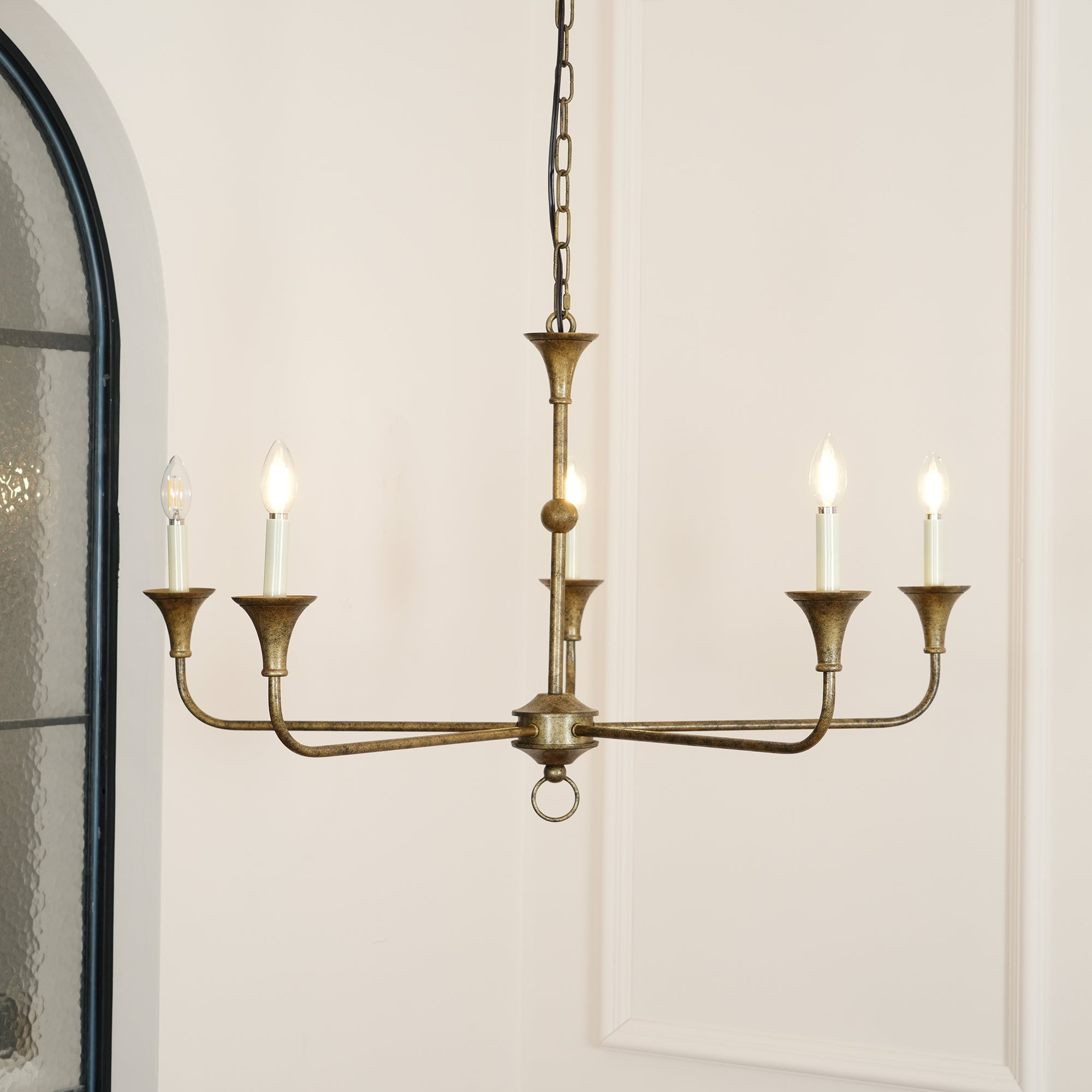 Lustra Candle Chandelier Elegant - Neutral Decor