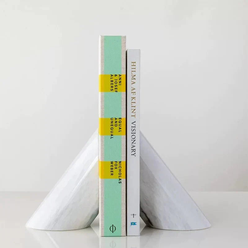 Bastion Sculpted Marble Bookends