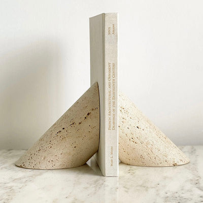 Bastion Sculpted Marble Bookends