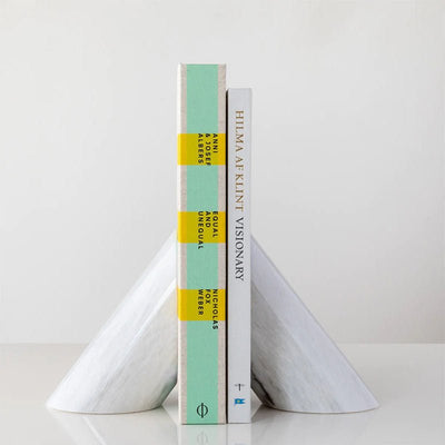 Bastion Sculpted Marble Bookends