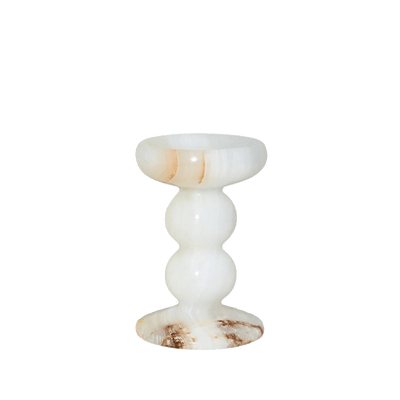 Totem jade Candle Holder
