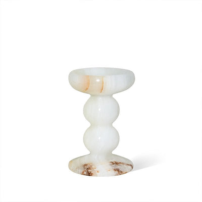 Totem jade Candle Holder