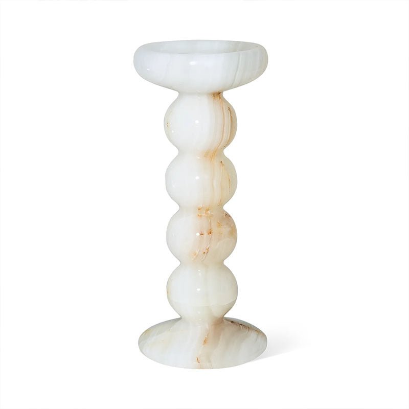 Totem jade Candle Holder