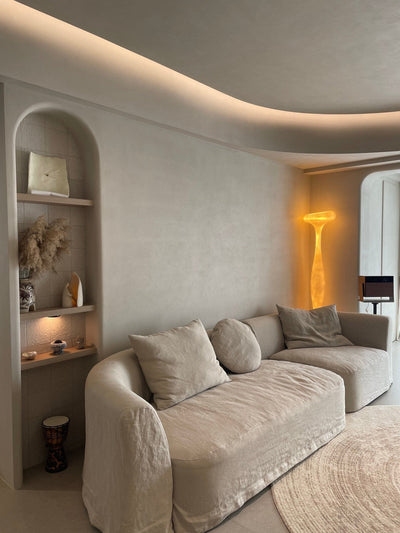 Sorenne Sculptural Tall Floor Lamp