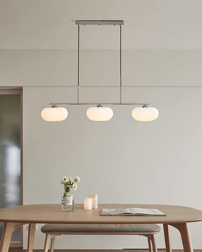 Lustra Pendant Lamp 3-Light Globe Shaped Linear - Neutral Decor