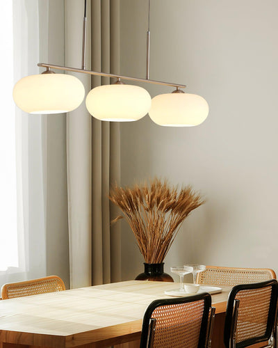 Lustra Pendant Lamp 3-Light Globe Shaped Linear - Neutral Decor