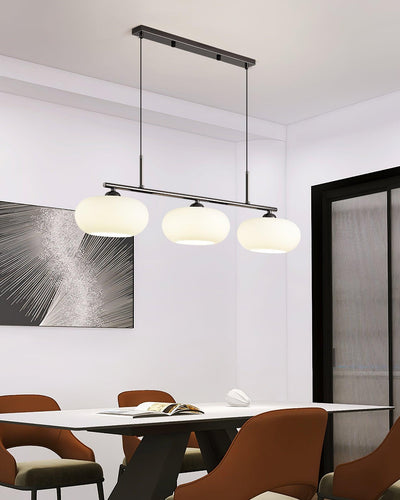 Lustra Pendant Lamp 3-Light Globe Shaped Linear - Neutral Decor