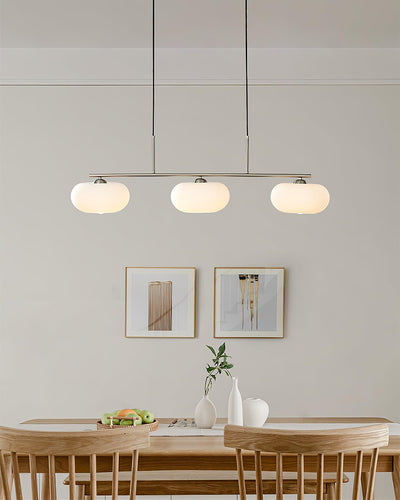 Lustra Pendant Lamp 3-Light Globe Shaped Linear - Neutral Decor