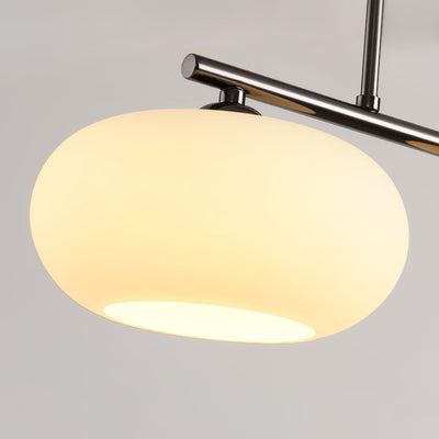 Lustra Pendant Lamp 3-Light Globe Shaped Linear - Neutral Decor