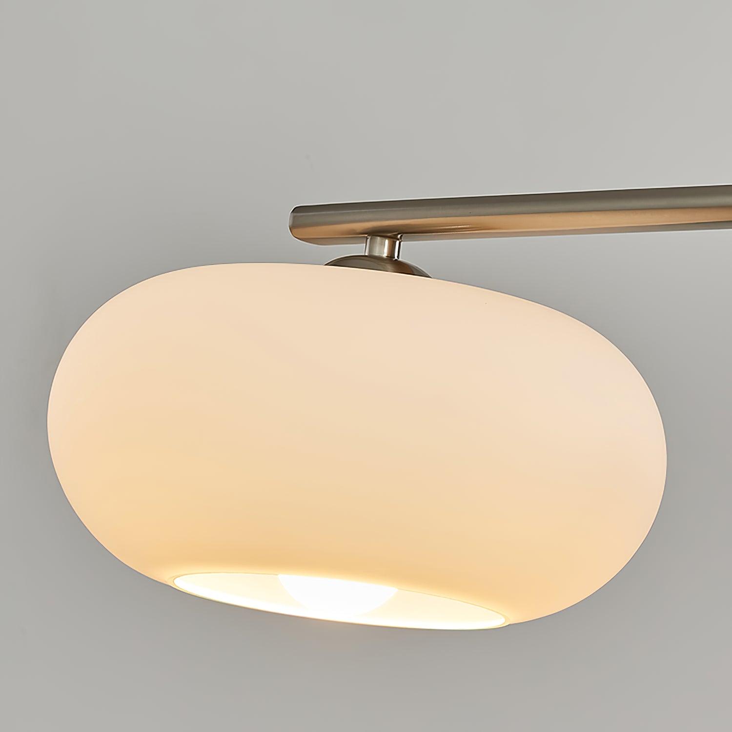 Lustra Pendant Lamp 3-Light Globe Shaped Linear - Neutral Decor