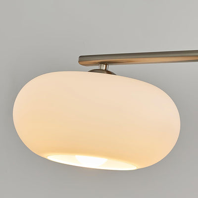 Lustra Pendant Lamp 3-Light Globe Shaped Linear - Neutral Decor