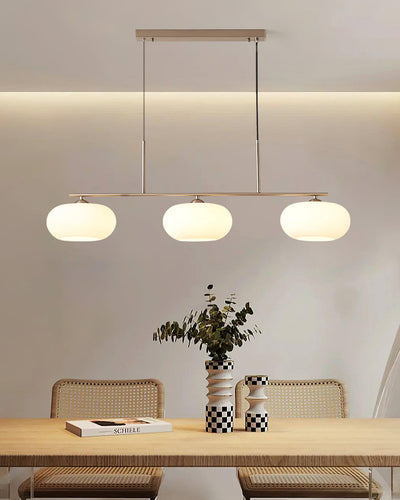 Lustra Pendant Lamp 3-Light Globe Shaped Linear - Neutral Decor