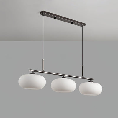 Lustra Pendant Lamp 3-Light Globe Shaped Linear - Neutral Decor