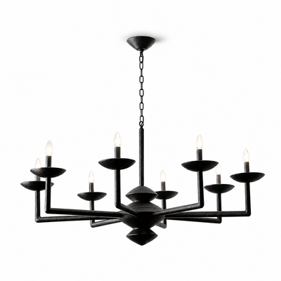 Sculptural Plaster Candelabra Chandelier