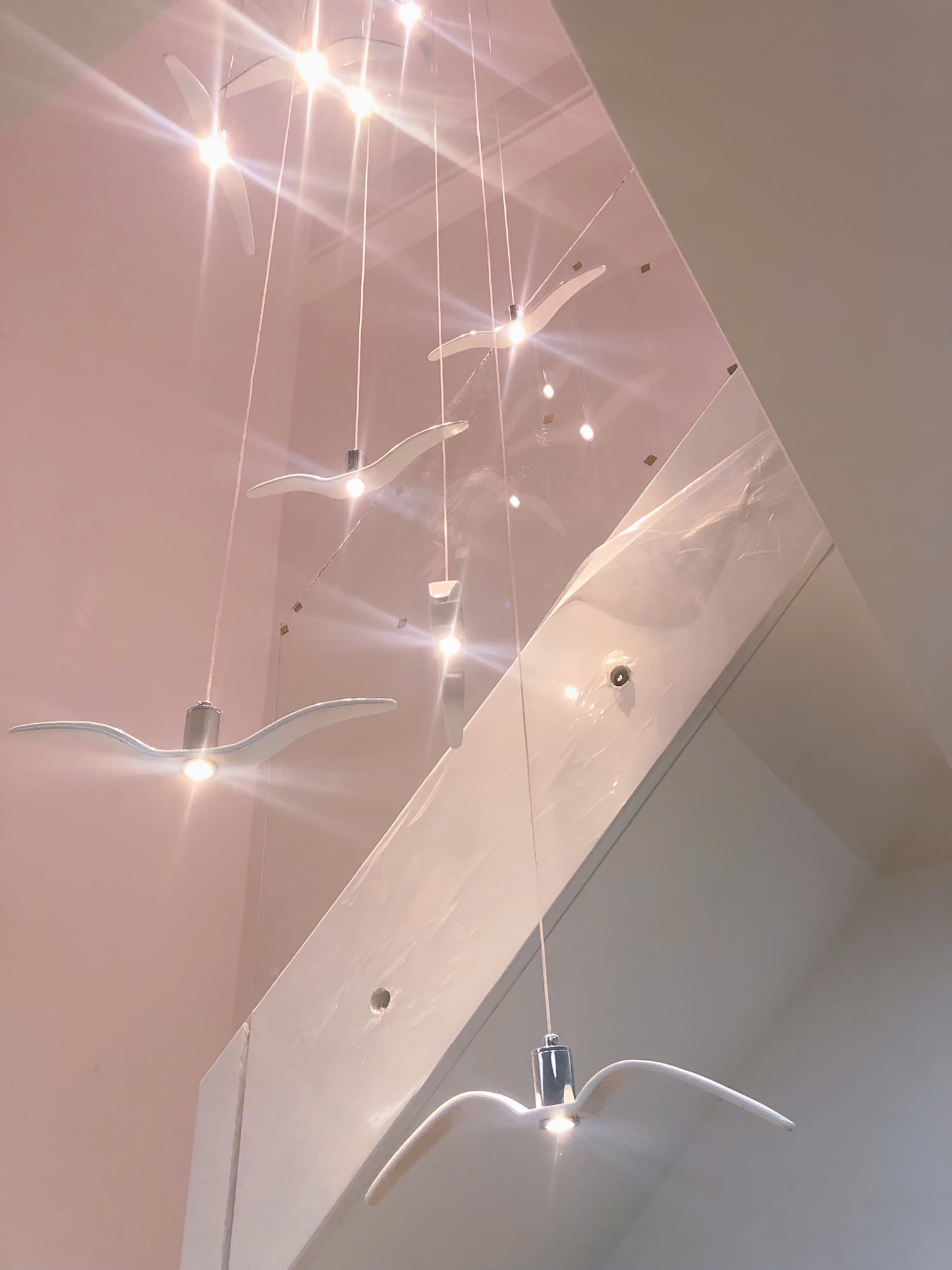 Ivoren Pendant Lamp Bird Wings for Living Room