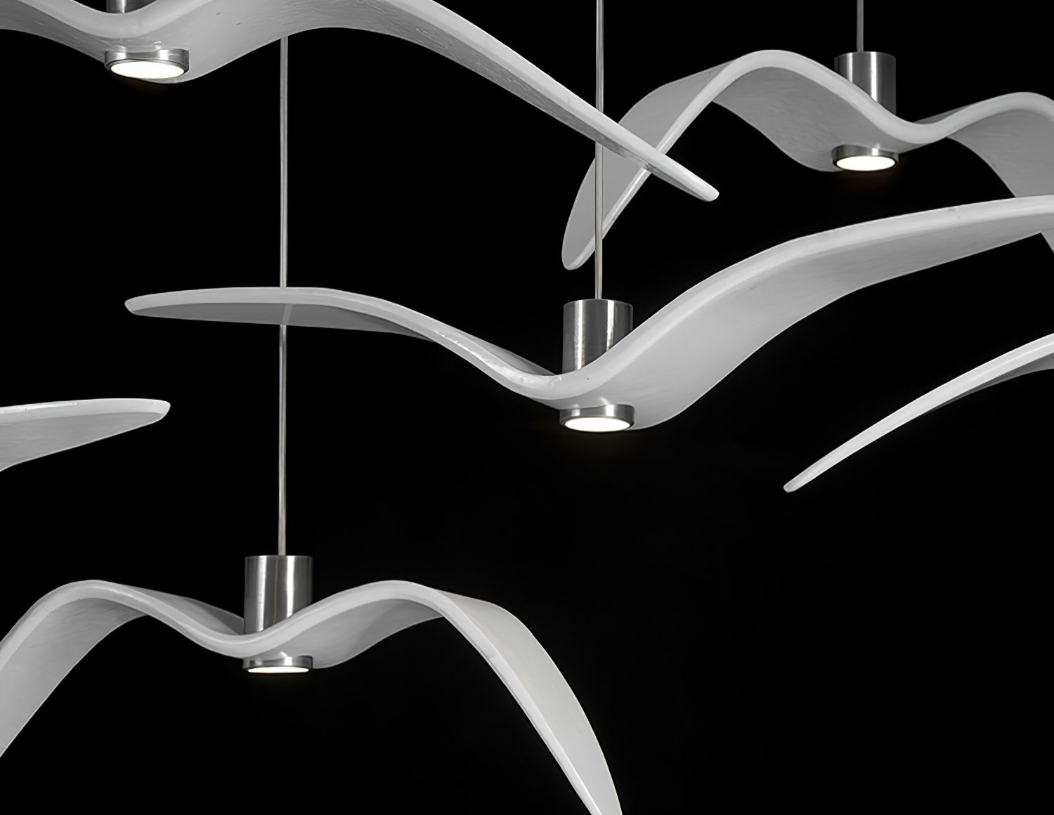 Ivoren Pendant Lamp Bird Wings for Living Room