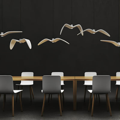 Ivoren Pendant Lamp Bird Wings for Living Room