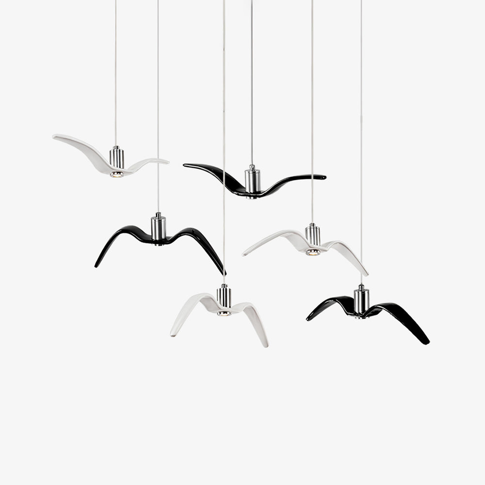 Ivoren Pendant Lamp Bird Wings for Living Room