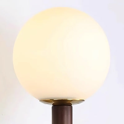 Wall Lamp Gourd in Wood and Glass Modern Style - Neutral Decor