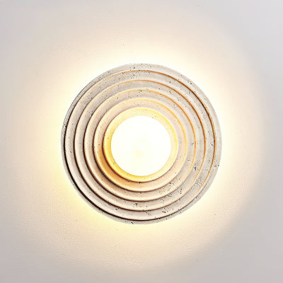 Sereriella Travertine Wall Lamp