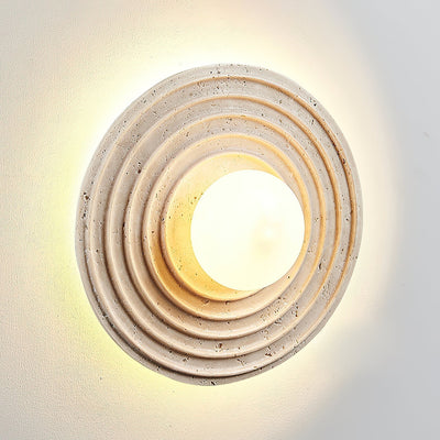Sereriella Travertine Wall Lamp