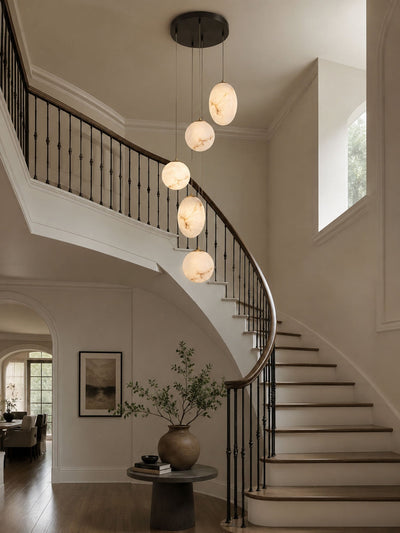 Norik Minimalist Alabaster Pendant Light