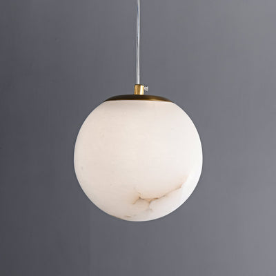 Norik Minimalist Alabaster Pendant Light