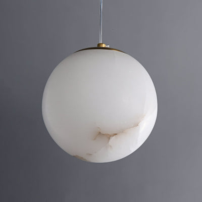 Norik Minimalist Alabaster Pendant Light
