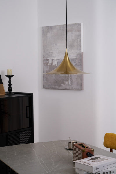 Valerira Steel Sculptural Pendant Light