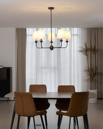 Zesorel Vintage Industrial Fabric Chandelier