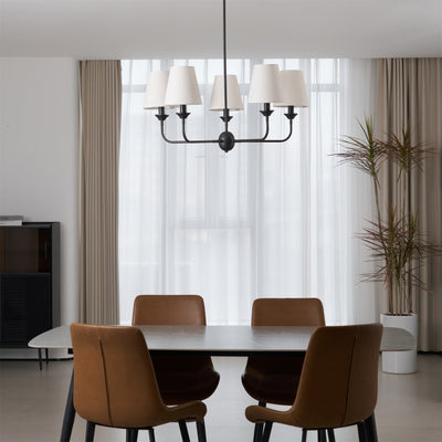 Zesorel Vintage Industrial Fabric Chandelier