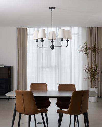 Zesorel Vintage Industrial Fabric Chandelier