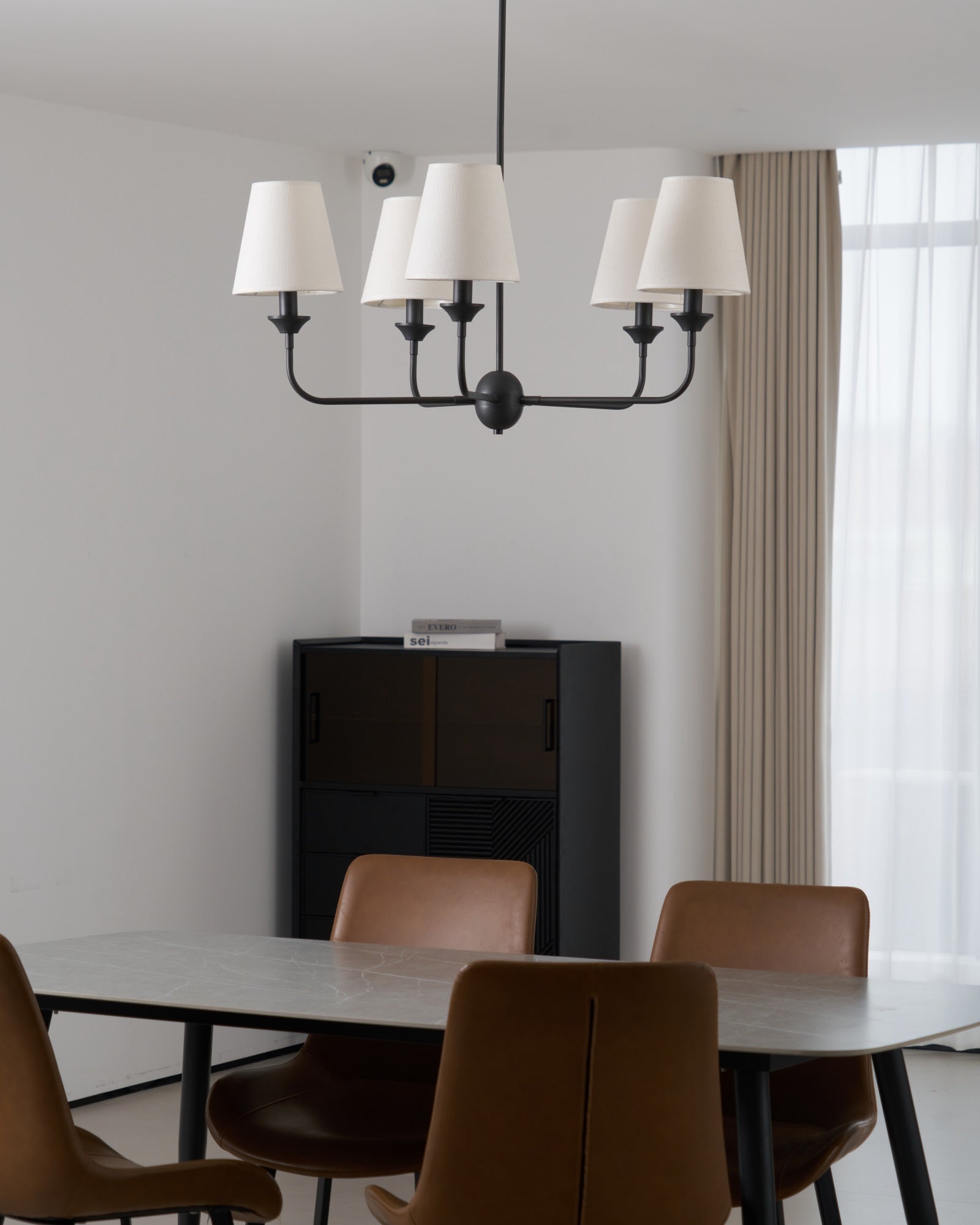 Zesorel Vintage Industrial Fabric Chandelier