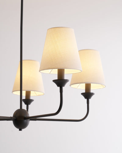 Zesorel Vintage Industrial Fabric Chandelier